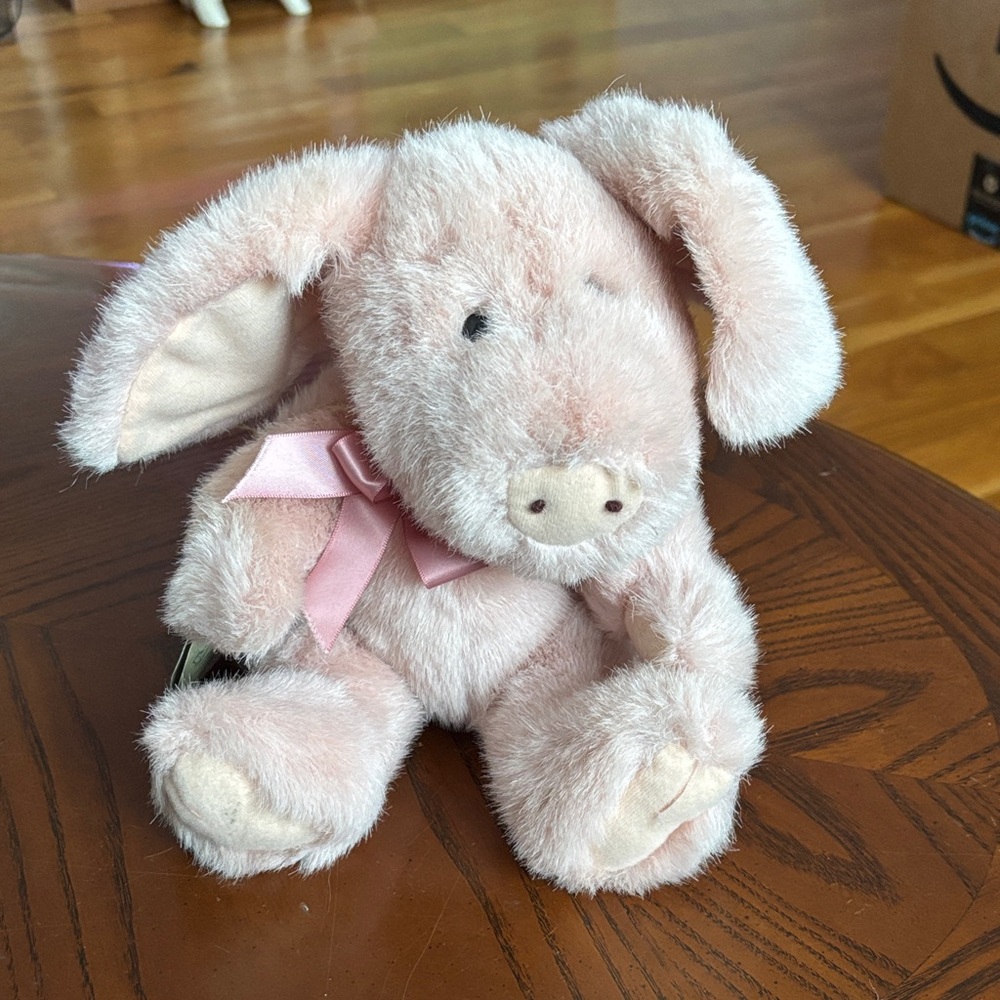 Pink Stuffed Pig Plush Toy